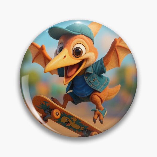 Item preview, Skater Pteranodon designed and sold by Sillytoe.
