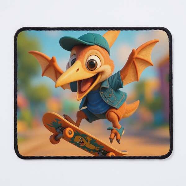 Item preview, Skater Pteranodon designed and sold by Sillytoe.
