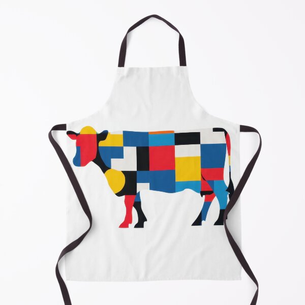 Item preview, Colorful cow design with shapes designed and sold by anytka.