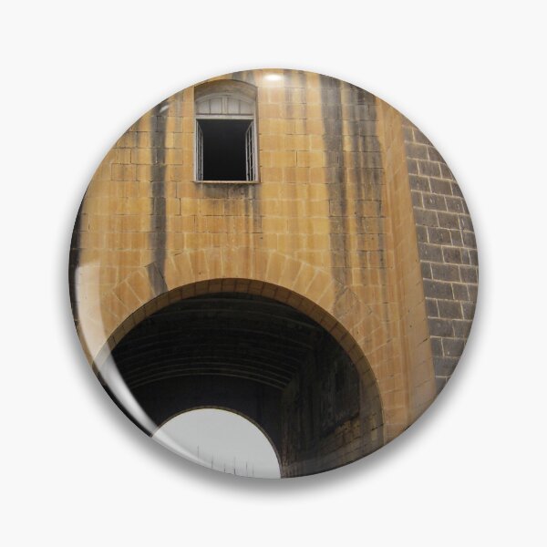 Item preview, Historic Stone Arch Gate Over Road Tunnel Framing Harbor View Under Fortified Wall designed and sold by Nmallia.