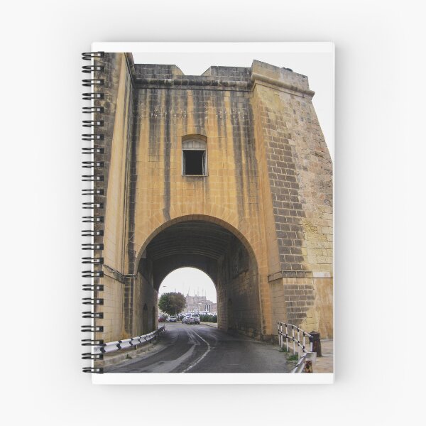Item preview, Historic Stone Arch Gate Over Road Tunnel Framing Harbor View Under Fortified Wall designed and sold by Nmallia.