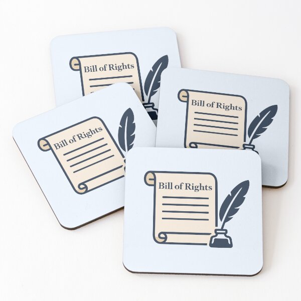 Item preview, Bill of Rights – U.S. Constitution Feather Pen Icon | History Teacher & Student Design designed and sold by American Spirit.