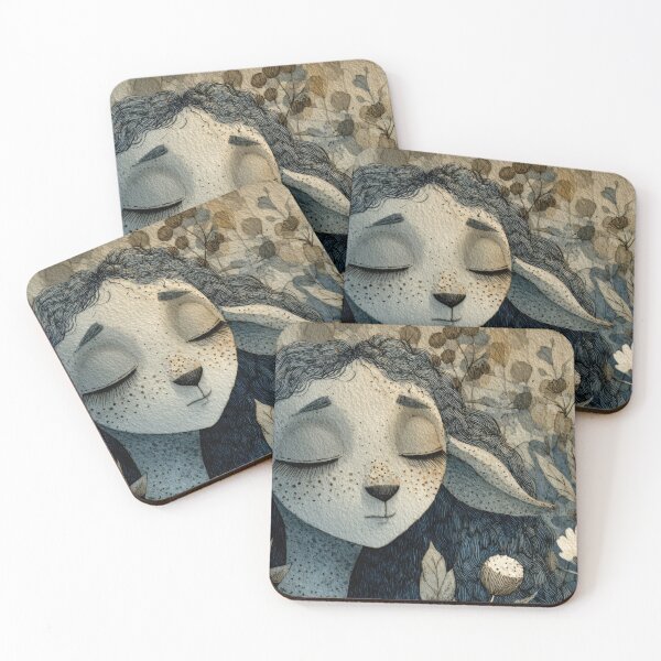 Item preview, Sheep in the field during sunset designed and sold by anytka.