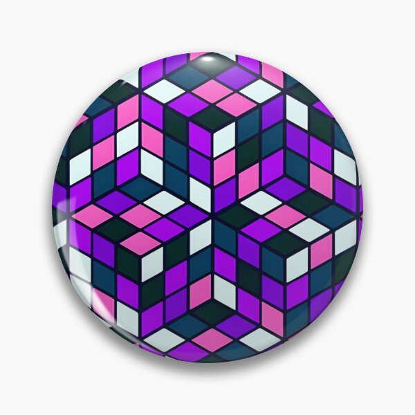 Item preview, Purple Rubik's Cube - pattern designed and sold by revsdesign.