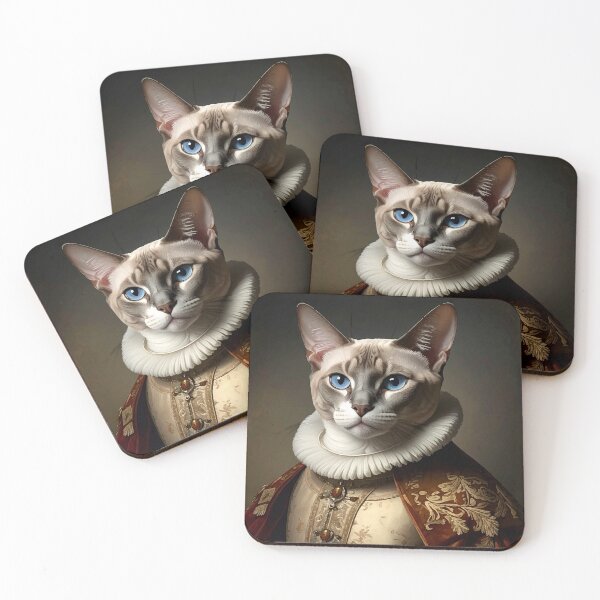 Item preview, Royal Ragdoll Cat Renaissance Portrait designed and sold by Rutvain.