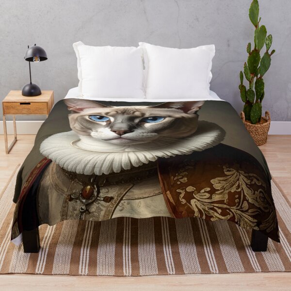 Item preview, Royal Ragdoll Cat Renaissance Portrait designed and sold by Rutvain.