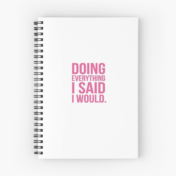 Item preview, Doing Everything I said I would - Pink designed and sold by WonderGrace.