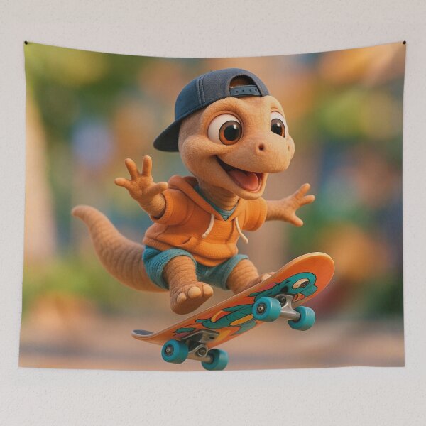 Item preview, Skater Puerrosaurus designed and sold by Sillytoe.