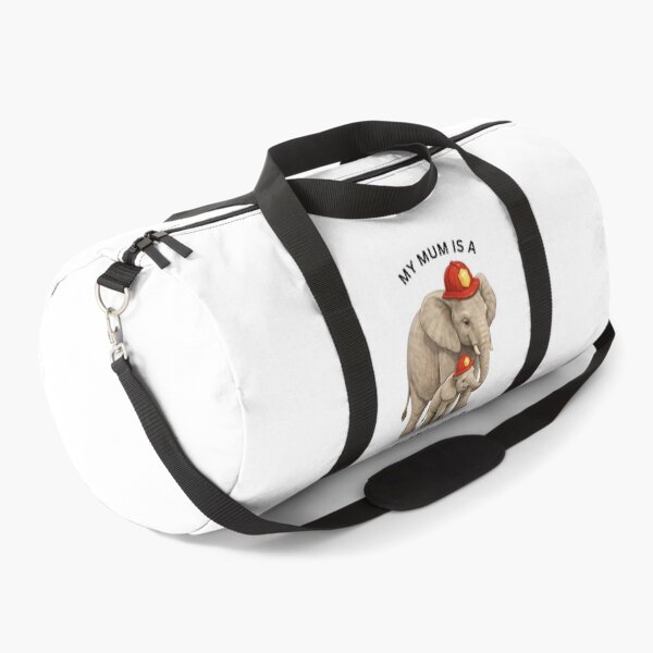 Item preview, My Mum Is a Firefighter – Cute Elephant Gift Design designed and sold by GeoWild Designs.
