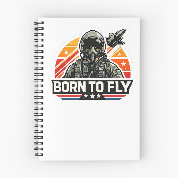 Artikelvorschau, Geboren zum Fliegen Pilot Luftfahrtkunst entworfen und verkauft von IRON WINGS /USAF.