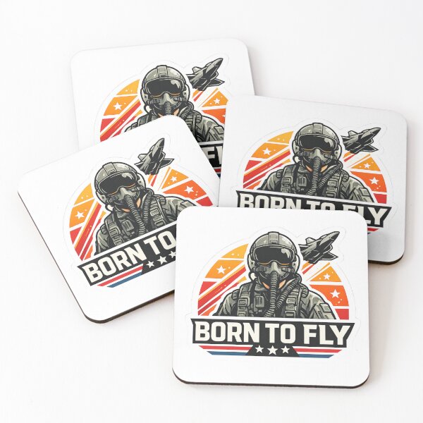 Item preview, Born To Fly Pilot Aviation Art designed and sold by Combat Skies.