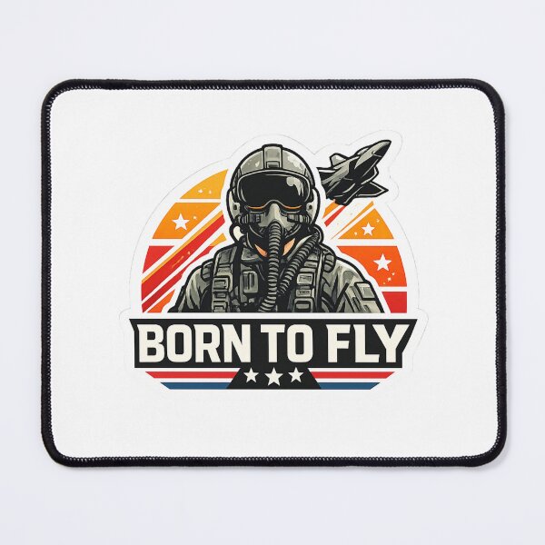 Item preview, Born To Fly Pilot Aviation Art designed and sold by Combat Skies.