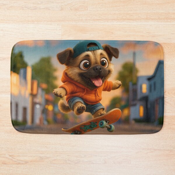 Item preview, Skater Pug Mix designed and sold by Sillytoe.