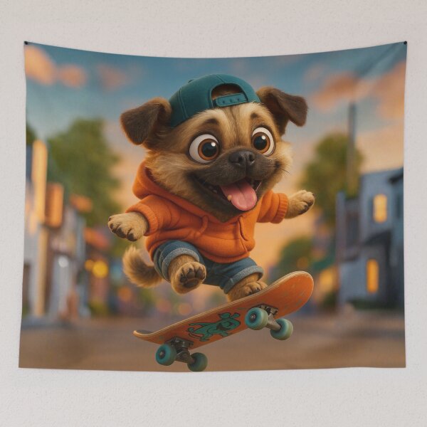 Item preview, Skater Pug Mix designed and sold by Sillytoe.