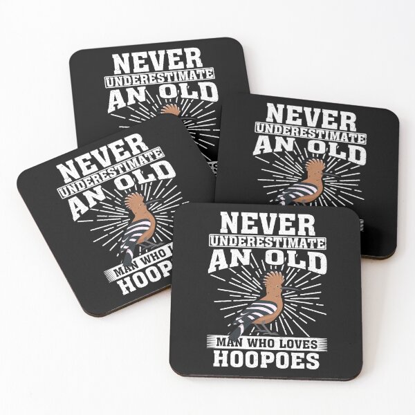 Item preview, Never Underestimate An Old Man Who Loves Hoopoes  designed and sold by CosmoKitsch.