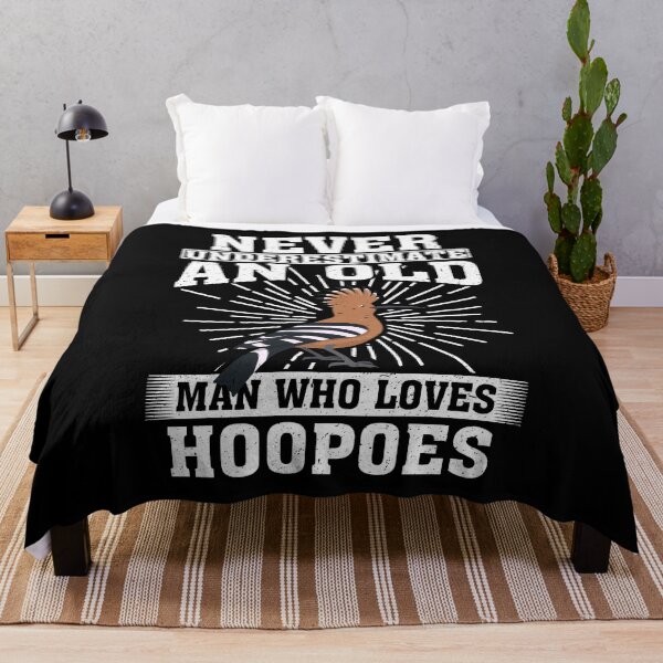 Item preview, Never Underestimate An Old Man Who Loves Hoopoes  designed and sold by CosmoKitsch.