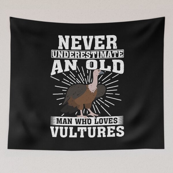 Item preview, Never Underestimate An Old Man Who Loves Vultures  designed and sold by CosmoKitsch.