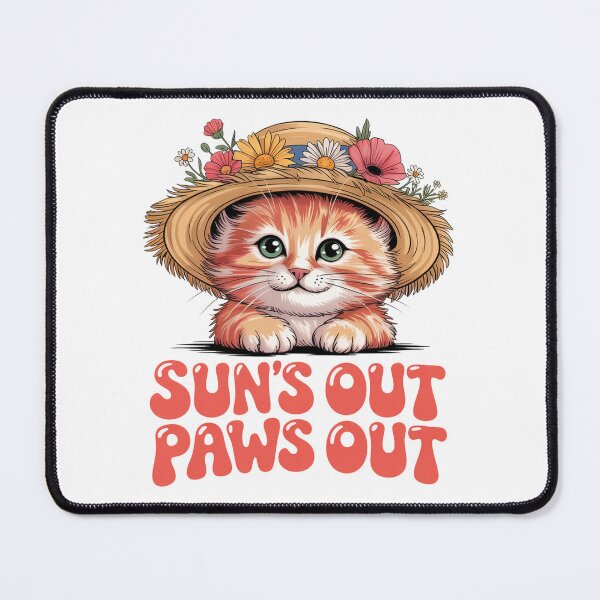 Item preview, Suns Out Paw Out Kitten designed and sold by J-CCreations.