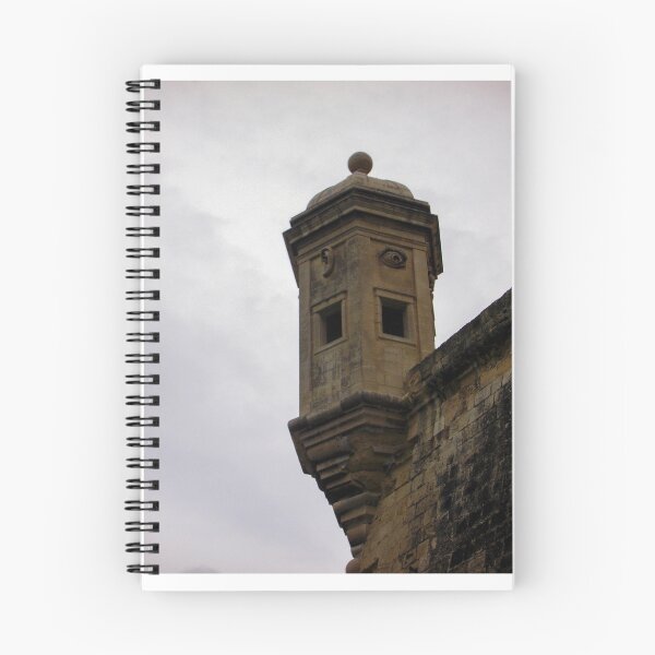 Item preview, Historic Stone Watchtower Turret on Old Fortress Wall Under Overcast Sky Architectural Detail designed and sold by Nmallia.