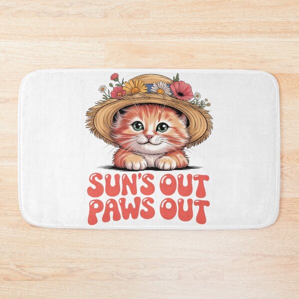 Item preview, Suns Out Paw Out Kitten designed and sold by J-CCreations.