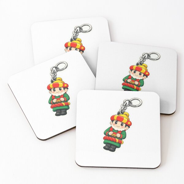 Item preview, Ramadan fanos - Cute Character Keychain Art designed and sold by Sepia soul.
