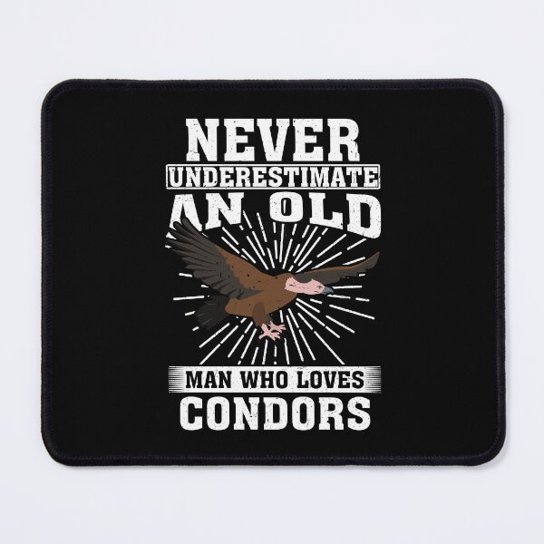 Item preview, Never Underestimate An Old Man Who Loves Condors designed and sold by CosmoKitsch.