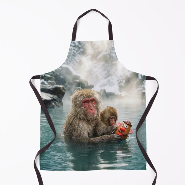 Item preview, Baby Macaque Plays with a Potato Toy  designed and sold by Tridentulus.