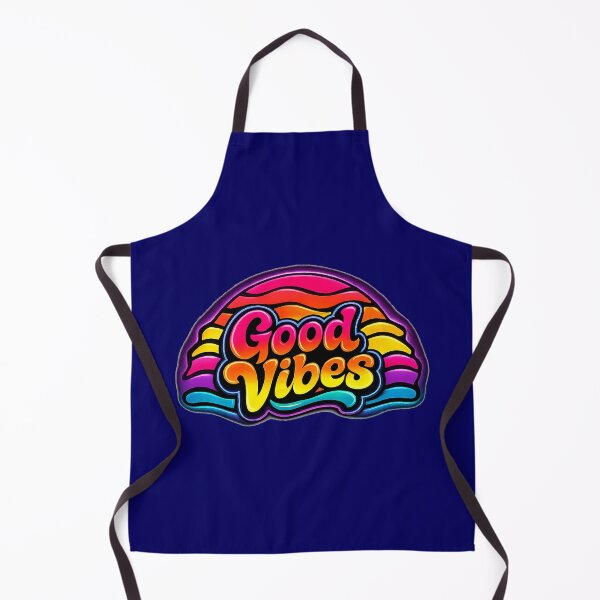 Item preview, Good Vibes, Retro Psychedelic 70s Inspired Typography designed and sold by Far Out Goods.