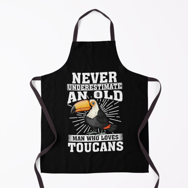 Item preview, Never Underestimate An Old Man Who Loves Toucans  designed and sold by CosmoKitsch.