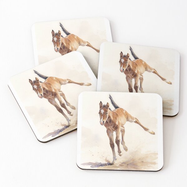 Item preview, First Gallop - Watercolor Art designed and sold by Oldetimemercan.