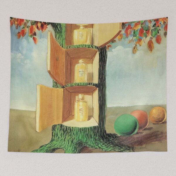 Item preview, René Magritte Poster Exciting Perfumes By Mem 1946 designed and sold by melaartni.