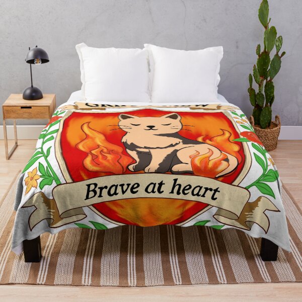 Item preview, Griffinmew Cat Crest – Brave at Heart Wizard House Kitty Parody Sticker designed and sold by Chytanka.