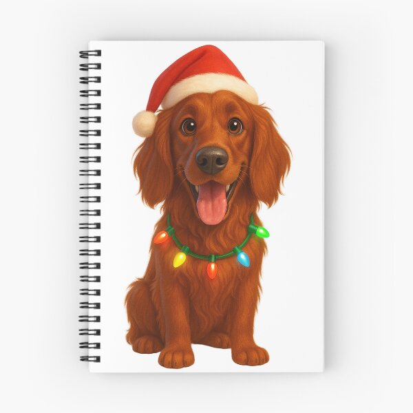 Item preview, Christmas Irish Setter designed and sold by Sillytoe.