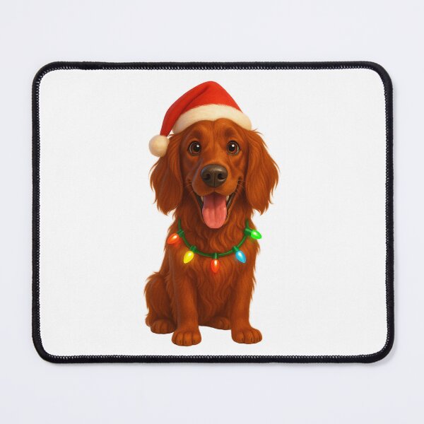 Item preview, Christmas Irish Setter designed and sold by Sillytoe.