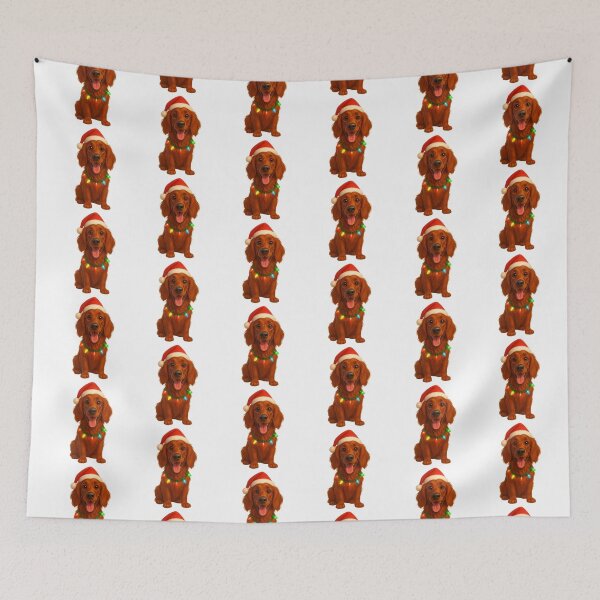 Item preview, Christmas Irish Setter designed and sold by Sillytoe.