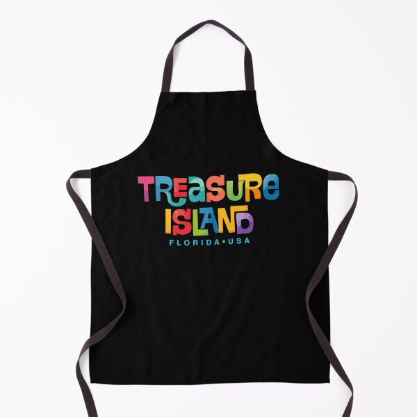 Artikelvorschau, Retro-Typografisches Design für Treasure Island, Florida entworfen und verkauft von Futurebeachbum.