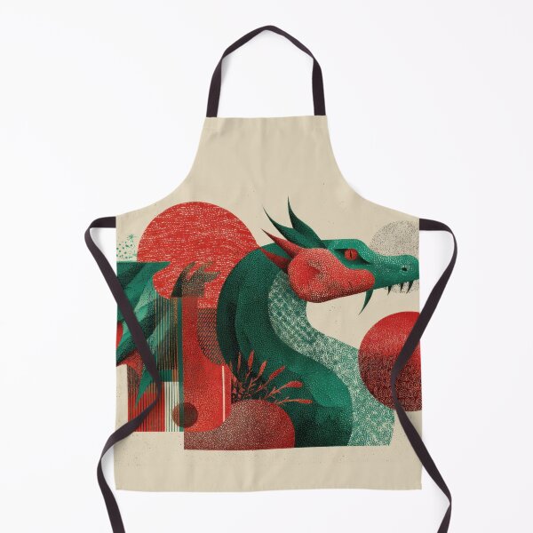 Aperçu de l'œuvre Illustration de dragon audacieux aux couleurs vives créée et vendue par anytka.