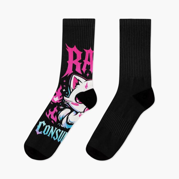 Item preview, Cute Cat Rage Consumes Me – Funny Anime & Meme Graphic  for Cat Lovers designed and sold by Style-X.