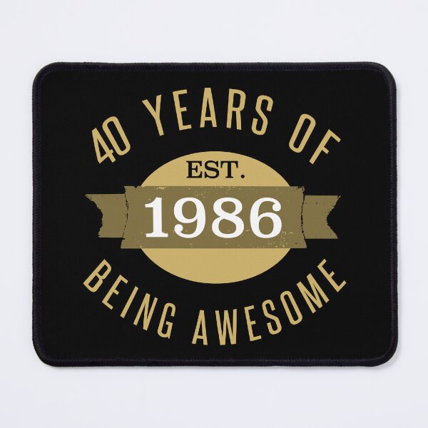 Item preview, Established 1986 40th Birthday designed and sold by thepixelgarden.