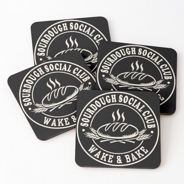 Item preview, Sourdough Social Club Funny Bread Baking Baker Humor designed and sold by TKsTees.