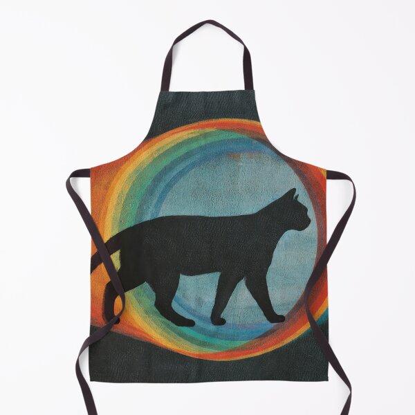 Item preview, Colorful cat silhouette in motion designed and sold by anytka.