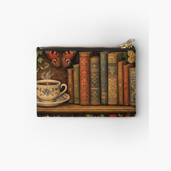 Item preview, Retro books butterflies coffee and flowers designed and sold by hollycooper.