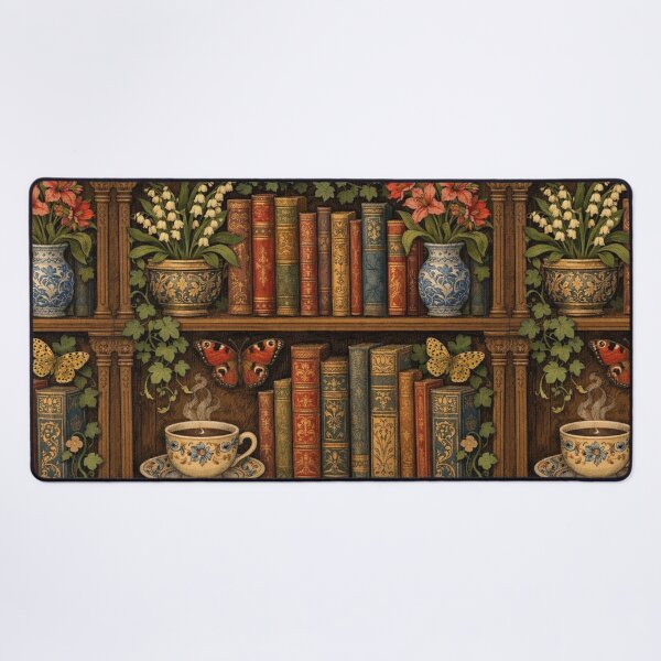 Item preview, Retro books butterflies coffee and flowers designed and sold by hollycooper.