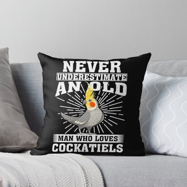 Item preview, Never Underestimate An Old Man Who Loves Cockatiels designed and sold by CosmoKitsch.