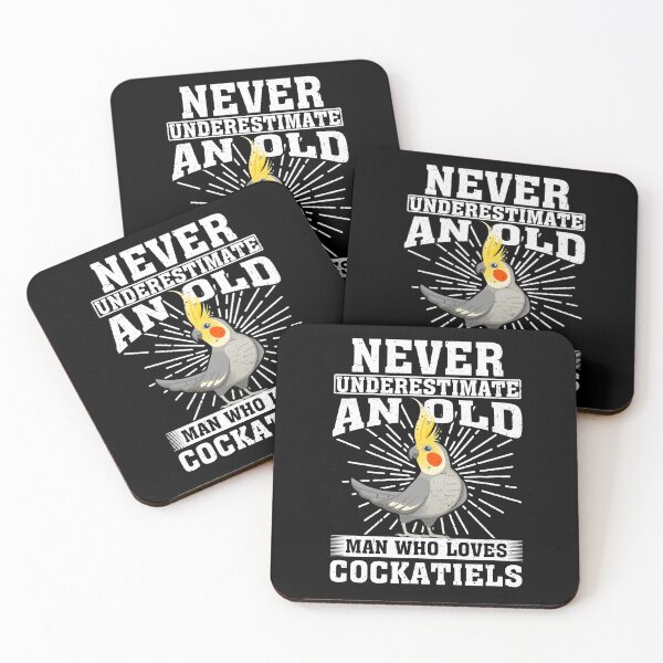 Item preview, Never Underestimate An Old Man Who Loves Cockatiels designed and sold by CosmoKitsch.