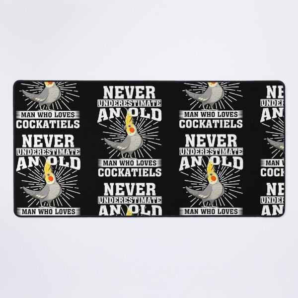 Item preview, Never Underestimate An Old Man Who Loves Cockatiels designed and sold by CosmoKitsch.