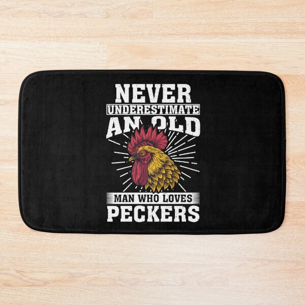 Item preview, Never Underestimate An Old Man Who Loves Peckers designed and sold by CosmoKitsch.