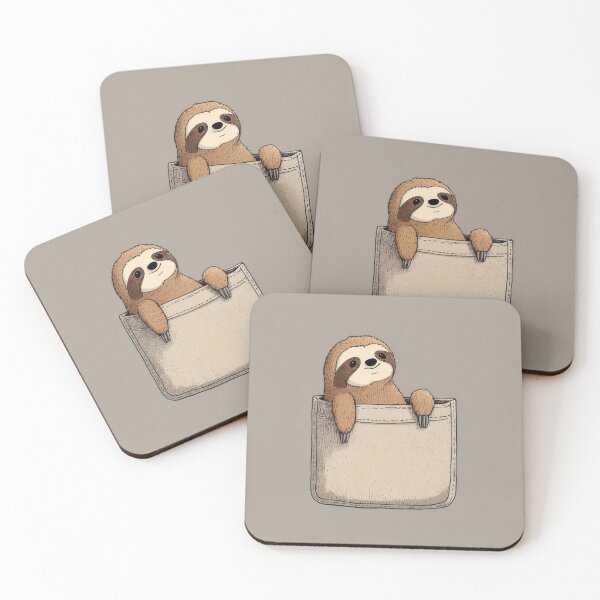 Item preview, Cute sloth in a pocket design designed and sold by anytka.