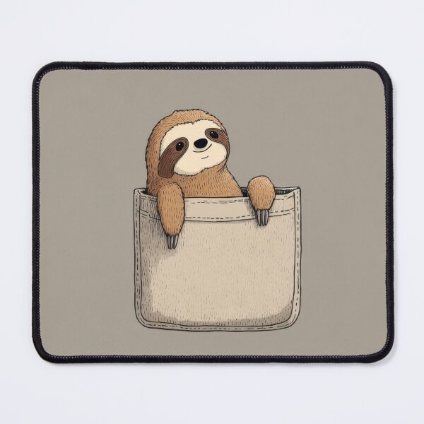 Item preview, Cute sloth in a pocket design designed and sold by anytka.