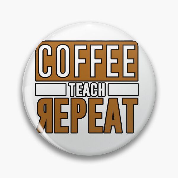 Item preview, Coffee Teach Yepeat Funny Notch Style Programmer Coding T-Shirt designed and sold by Zenith Design.